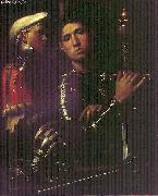 Portrait of Warrior with his Equerry sg Giorgione