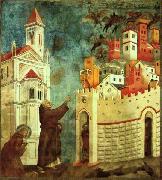 The Devils Cast Out of Arezzo Giotto
