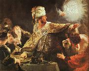 Belshazzar's Feast Rembrandt