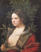 Portrait of a young woman Giorgione