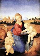 Madonna and Child with the Infant St John Raffaello