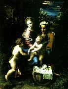 holy family with st john the baptist Raphael