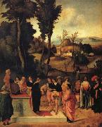 Moses' Trial by Fire Giorgione