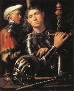 Portrait of a Man in Armor with His Page Giorgione