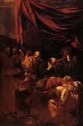 La Mort de la Vierge Caravaggio