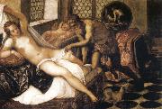 Vulcan Suuprises Venus and Mars Tintoretto