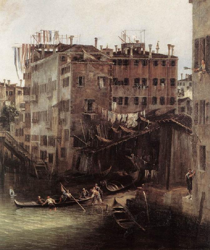 Canaletto The Rio dei Mendicanti (detail)