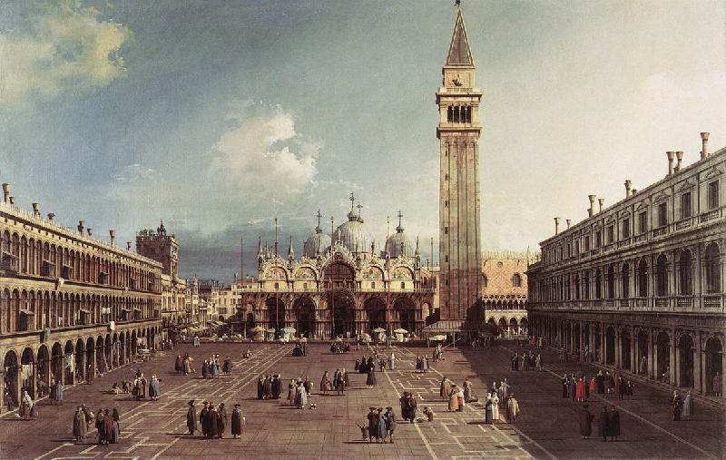 Canaletto Piazza San Marco with the Basilica fg