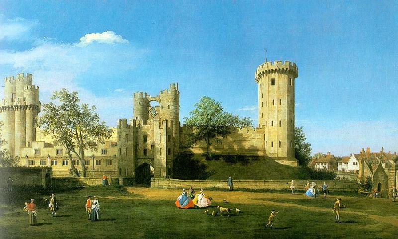 Canaletto Warwick Castle, The East Front