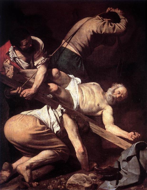 Caravaggio The Crucifixion of Saint Peter  fd