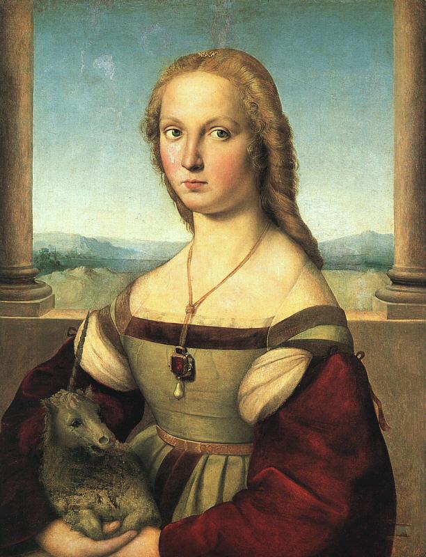 Raphael The Woman with the Unicorn