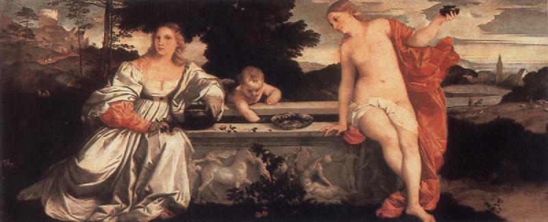 Titian Sacred and Profane Love