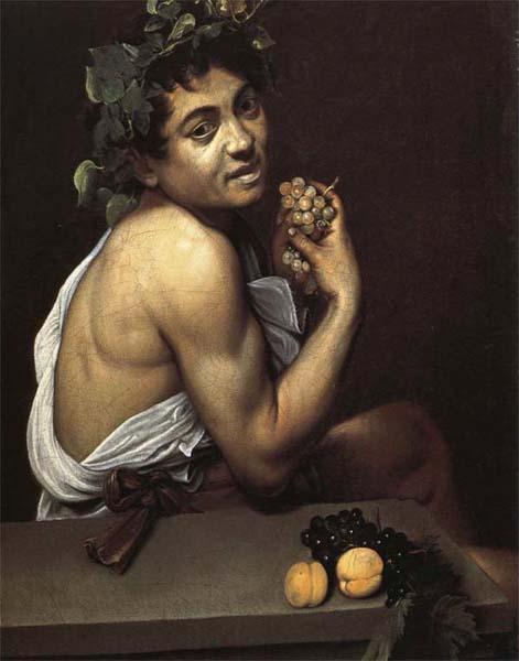 Caravaggio Self-Portrait as Bacchus