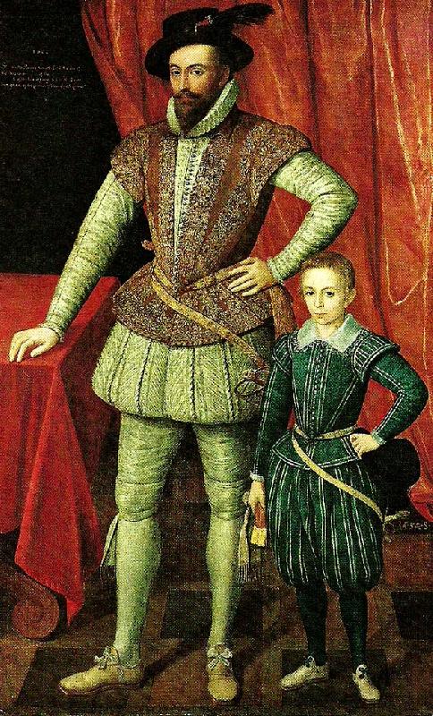 Anonymous sir walter raleigh and his son