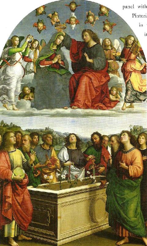 Raphael coronation of the virgin