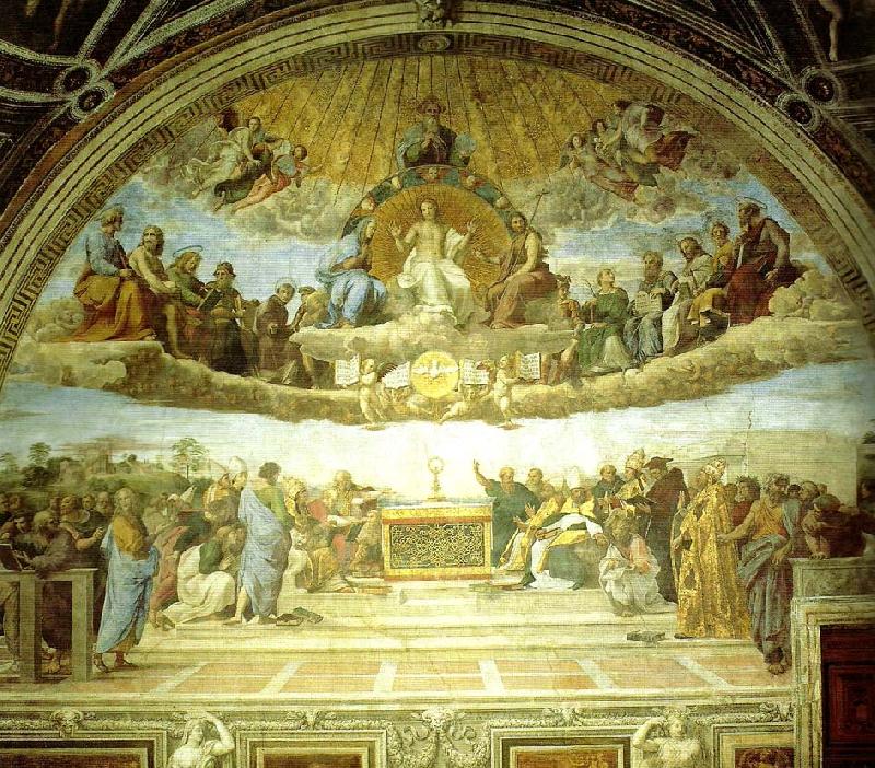Raphael fresco, stanza della segnatura