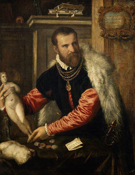 Titian Portrait of Jacopo de Strada