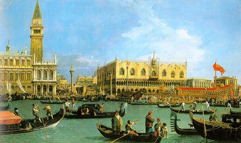 Canaletto The Basin of San Marco on Ascension Day