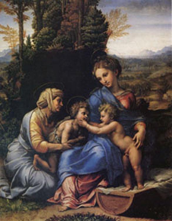 Raphael The Holy Family Known as the Little Holy Family (mk05)