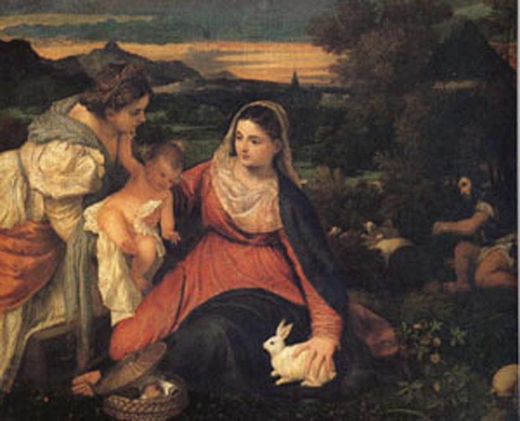 Titian The Virgin with the Rabit (mk05)