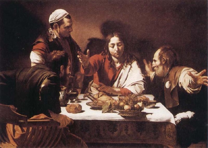 Caravaggio The Supper at Emmaus