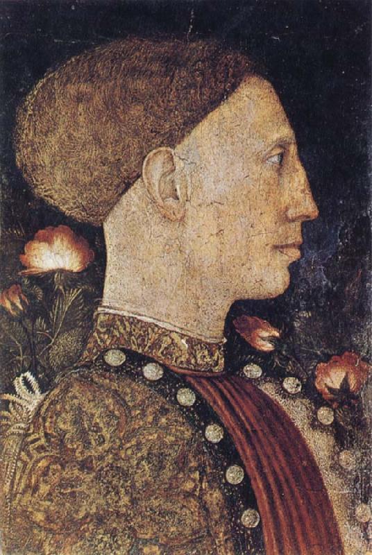 PISANELLO Portrait of Lionello d'Este